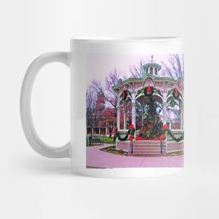 Town Square - Gazebo - Christmas Tree Mug